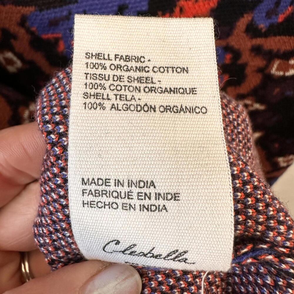 Cleobella Venezia Print Knit Maxi Dress XS Boho Festival Organic Cotton Payton - Picture 12 of 13